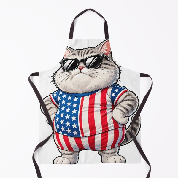 Item preview, Patriotic Cat Sunglasses American Flag Funny Feline Design designed and sold by stmpdwrld.