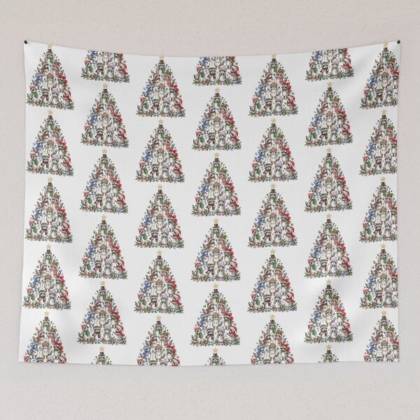 Item preview, Raccoons Holiday Tree designed and sold by Tiffany Roy.