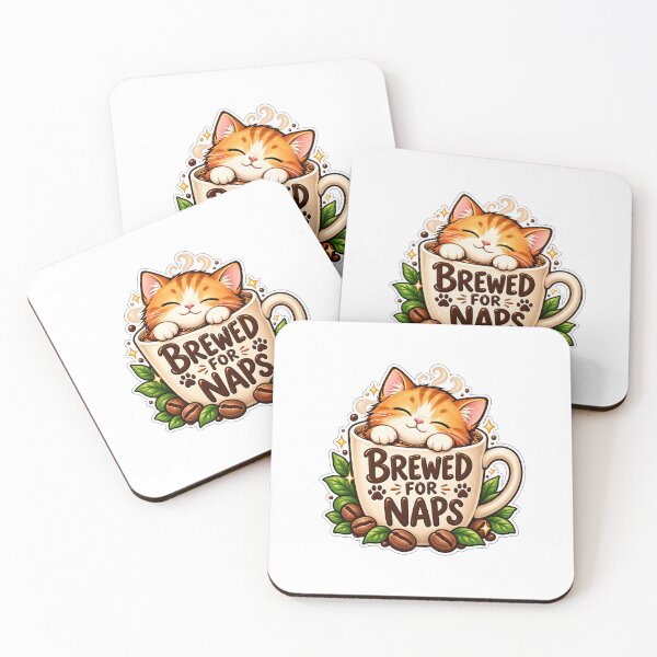 Item preview, Brewed for Naps – Sleepy Cat Coffee Cup designed and sold by DesignStore ⭐⭐⭐⭐⭐.