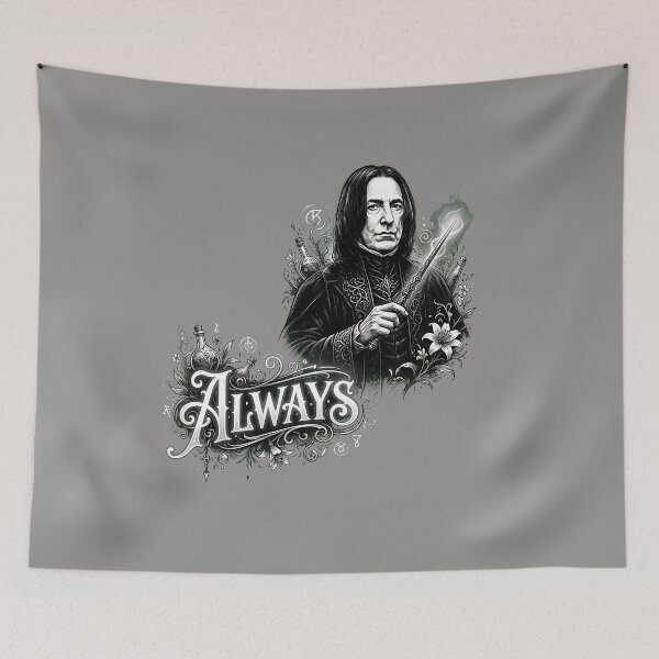 Item preview, Snape Always Portrait Fan Art T-Shirt-23 designed and sold by MichaelSchittl.