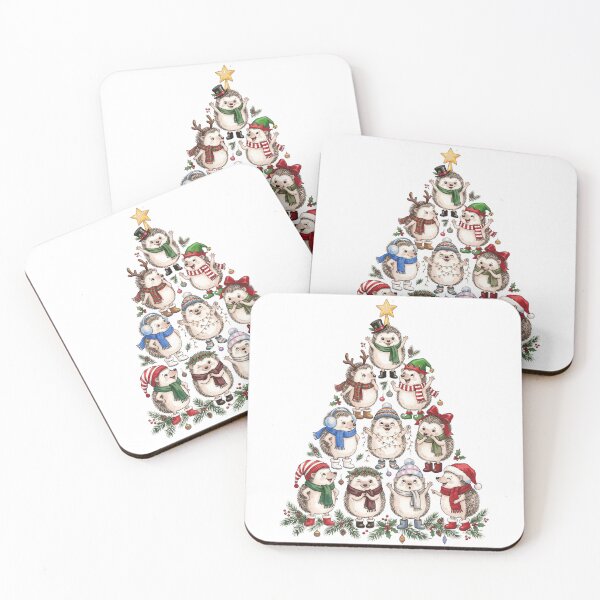 Item preview, Hedgehog Christmas Tree designed and sold by Tiffany Roy.