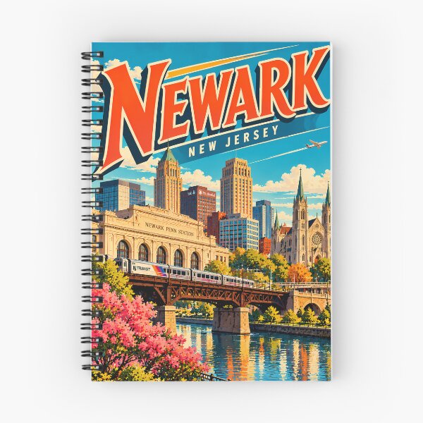 Item preview, Newark Vintage Travel Poster designed and sold by potseed21.