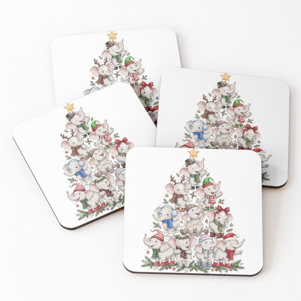 Item preview, Elephant Christmas Tree designed and sold by Tiffany Roy.
