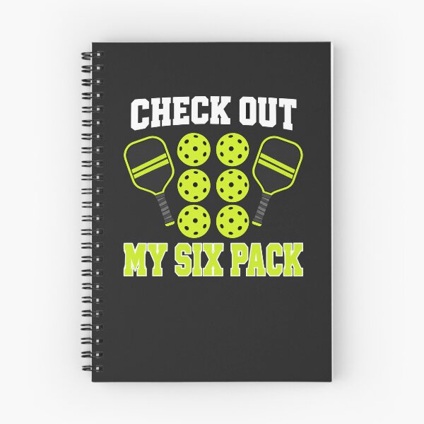 Item preview, Check Out My Six Pack - Pickleball designed and sold by Quirky Cotton Collective.