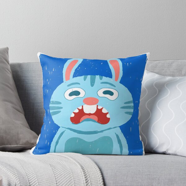 Item preview, Scared and sad blue rabbit designed and sold by zarinaer503.