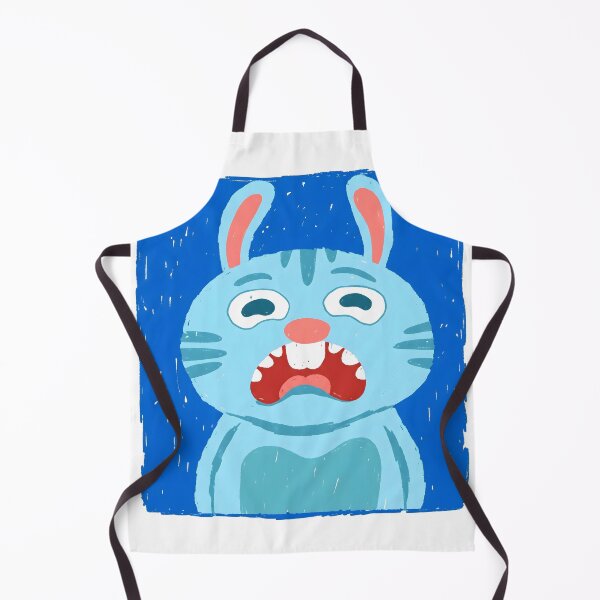 Item preview, Scared and sad blue rabbit designed and sold by zarinaer503.