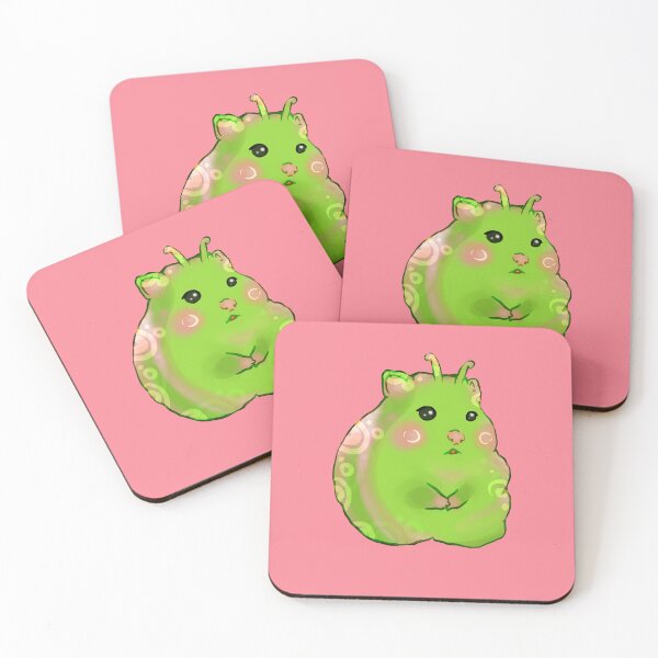 Item preview, Cute lime green alien | Creature with Rosy Cheeks designed and sold by pinkybat.