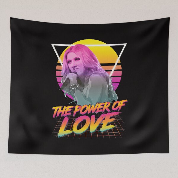 Item preview, Power of Love Retro 80s Music Singer Art designed and sold by Gamaza-Eggs.