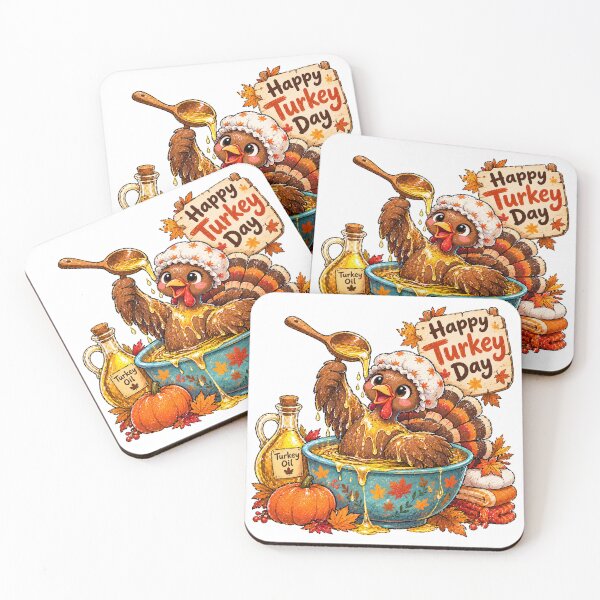 Item preview, Thanksgiving Feast Humor with a Self-Basting Turkey designed and sold by QuiteOrbit.