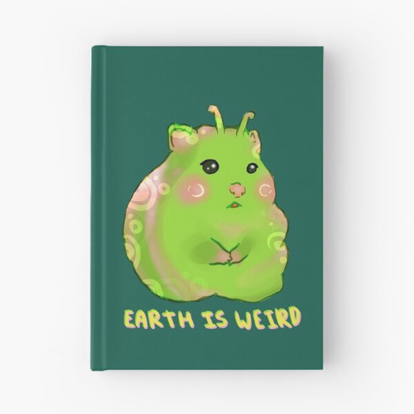 Item preview, Earth is weird | Cute Alien Hamster designed and sold by pinkybat.