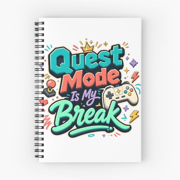 Item preview, Funny Gamer Quest Mode Is My Break Quote Retro Gaming Controller Art designed and sold by inkoutninja.