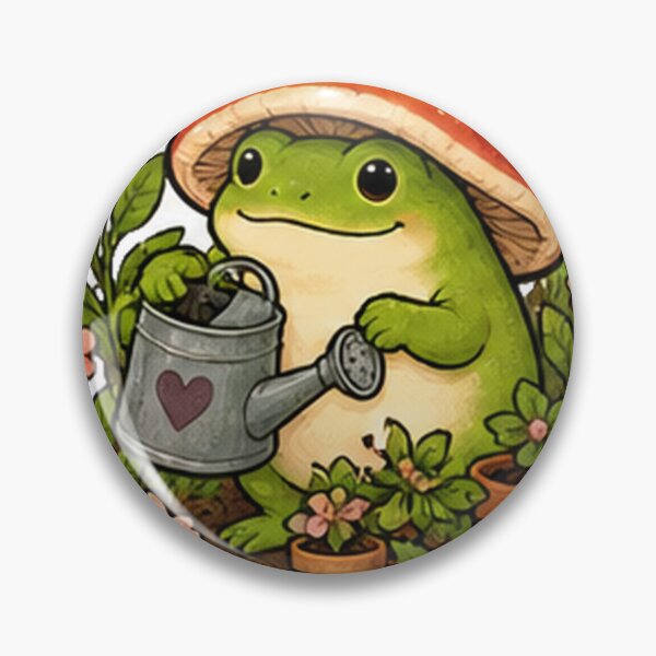 Item preview, Grow at Your Own Pace – Cute Gardening Frog Cottagecore designed and sold by DesignStore ⭐⭐⭐⭐⭐.