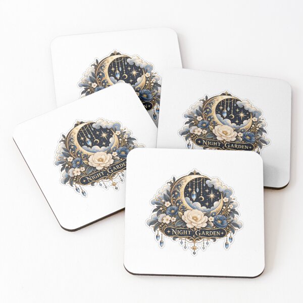 Item preview, Night Garden – Celestial Moon and Botanical Floral Art designed and sold by DesignStore ⭐⭐⭐⭐⭐.