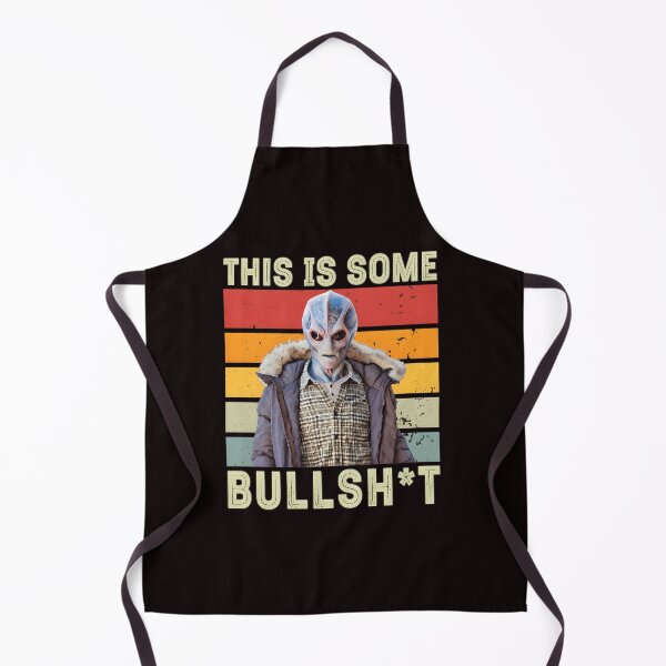 Item preview, Retro Alien Retro Stripes Bullsh*t Humor designed and sold by Sadeetfel.