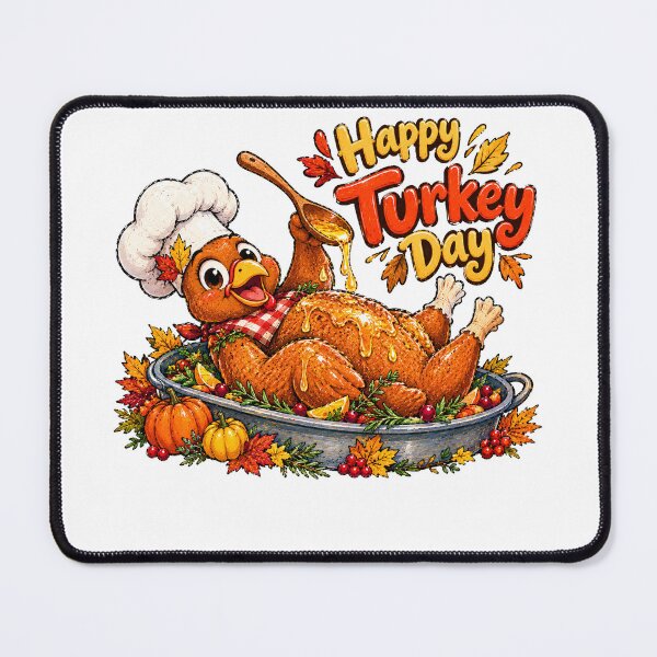 Item preview, Funny Thanksgiving Turkey Basting with a Gravy Spoon designed and sold by QuiteOrbit.