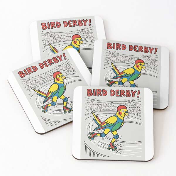 Item preview, Cockatiel Roller Derby Champion – Feathered Speed designed and sold by PictoVibe.