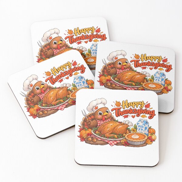 Item preview, Cute Chef Turkey in a Thanksgiving Roasting Pan designed and sold by QuiteOrbit.