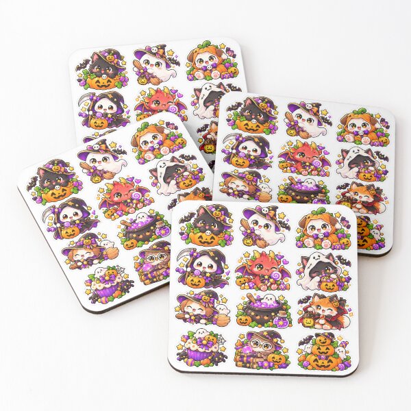 Item preview, Tiny Boo Halloween Squad Part 2 – Cute Kawaii Sticker Pack designed and sold by Tiny Boo Studio.