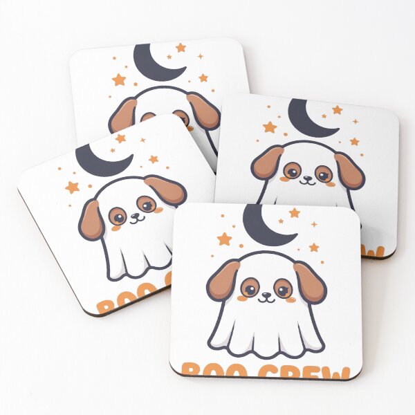 Item preview, Boo Crew Cute Puppy Ghost Costume Halloween Tee designed and sold by A Light Worker.