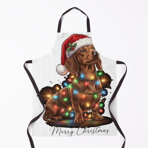 Item preview, Santa Dachshund Dog Christmas Lights Essential T-Shirt designed and sold by PrintWaveMagic.