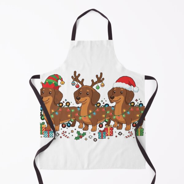 Item preview, Santa Reindeer Elf Dachshund Christmas Classic T-Shirt designed and sold by Dreamers333.