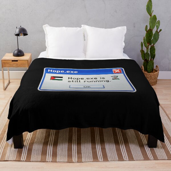 Item preview, Hope.exe Is Still Running – Palestine Retro Computer Art designed and sold by Tee-Show.