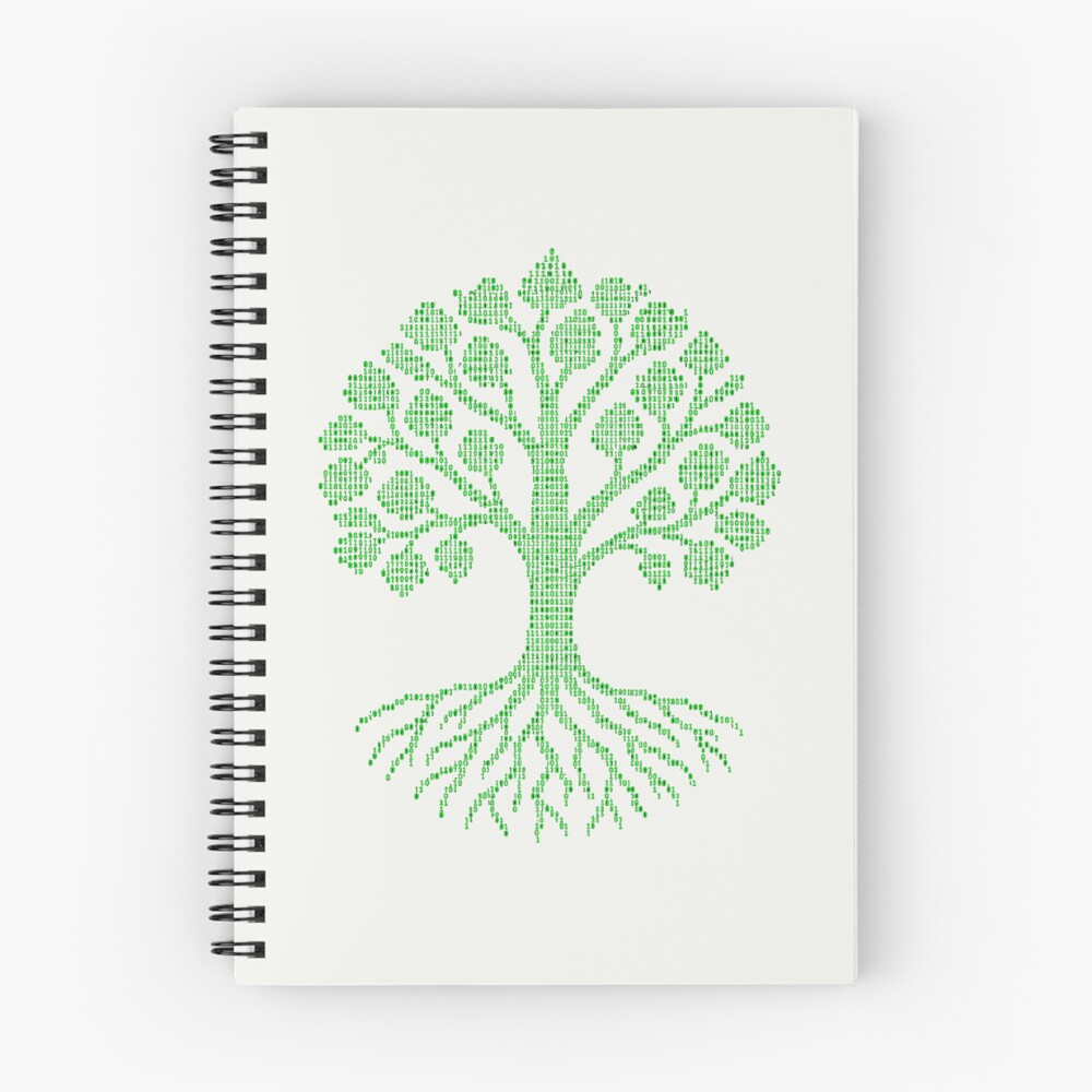 Item preview, Spiral Notebook designed and sold by Quirky Cotton Collective.