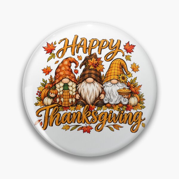 Item preview, Cozy Gnome Thanksgiving Celebration designed and sold by QuiteOrbit.
