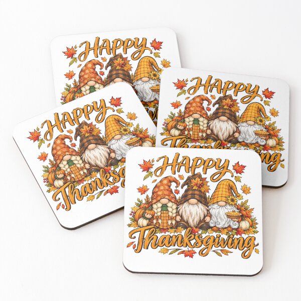 Item preview, Cozy Gnome Thanksgiving Celebration designed and sold by QuiteOrbit.
