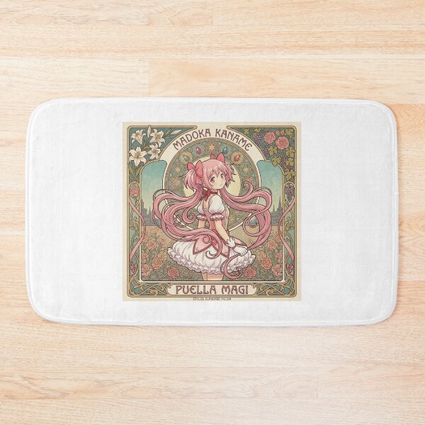 Item preview, Madoka Kaname in Alphonse Mucha style designed and sold by Solace Sparkles.