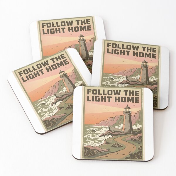 Item preview, Harbor Seal Lighthouse – Follow the Light Home designed and sold by PictoVibe.