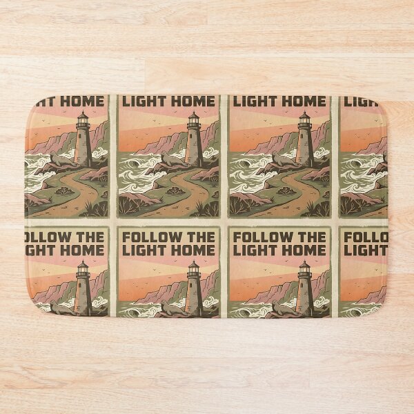 Item preview, Harbor Seal Lighthouse – Follow the Light Home designed and sold by PictoVibe.
