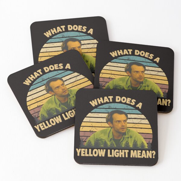 Item preview, Funny Yellow Light Quote Retro Sunset designed and sold by OddCanvasArt.