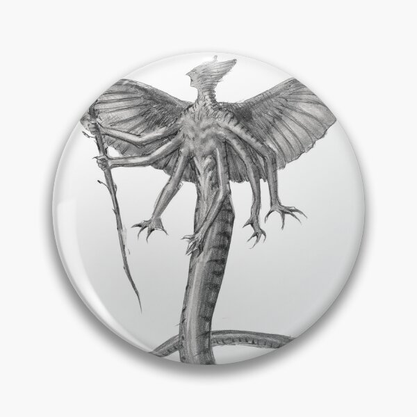 Item preview, Four Armed Serpent Moth Mystic Creature designed and sold by RawArt-Studio.