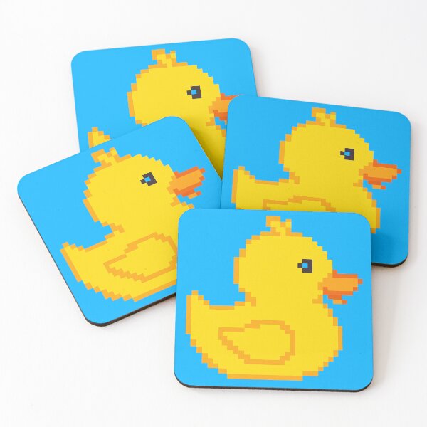 Item preview, Pixel Art Rubber Ducky designed and sold by Hollie Black.