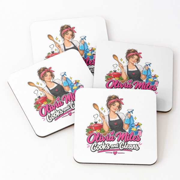 Item preview, Olivia Miles Cooks and Cleans – Basketball Humor Fan Art designed and sold by margaretnick.