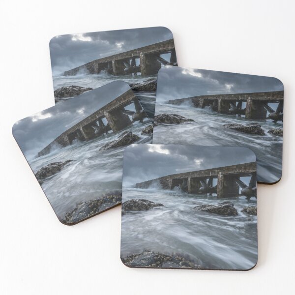 Item preview, Ship Propellers Under Stormy Pier designed and sold by KaiWaiGallery.