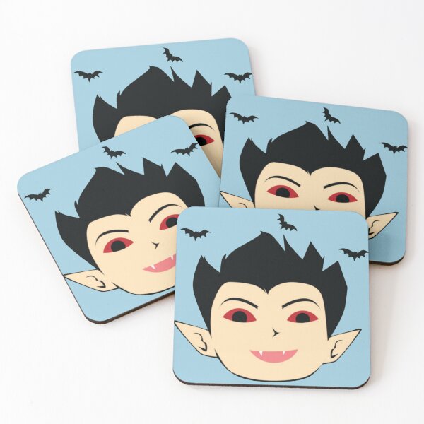 Item preview, Cute Anime Vampire Boy with Fangs designed and sold by Uhallwninst.