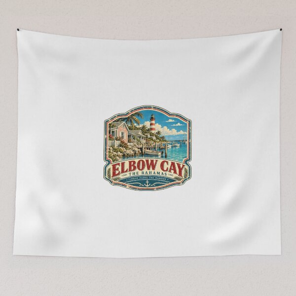 Item preview, Elbow Cay The Bahamas Timber Along The Harbor Island Travel Destination Vacationer designed and sold by Simsimah26Parks.