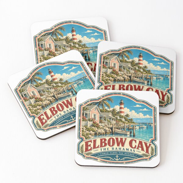 Item preview, Elbow Cay The Bahamas Timber Along The Harbor Island Travel Destination Vacationer designed and sold by Simsimah26Parks.