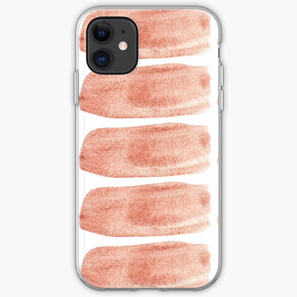 Red Watercolor Brushstroke 1 iPhone Case & Cover