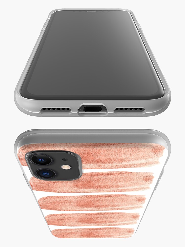 Alternate view of Red Watercolor Brushstroke 1 iPhone Case & Cover