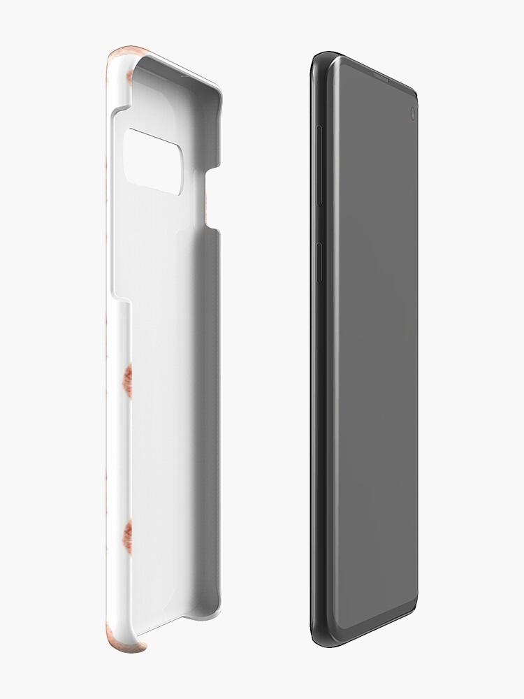 Alternate view of Red Watercolor Brushstroke 1 Case & Skin for Samsung Galaxy