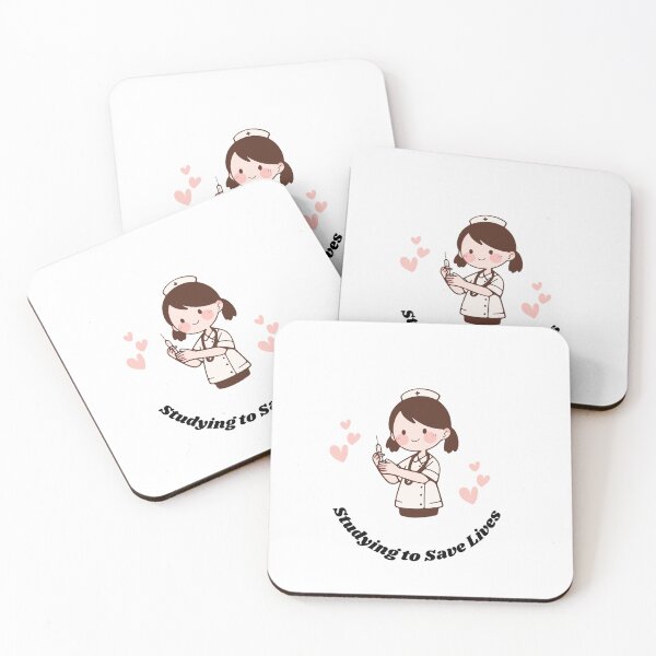 Item preview, Studying to save Lives Cute Nursing Student  designed and sold by SoukaArtStore.
