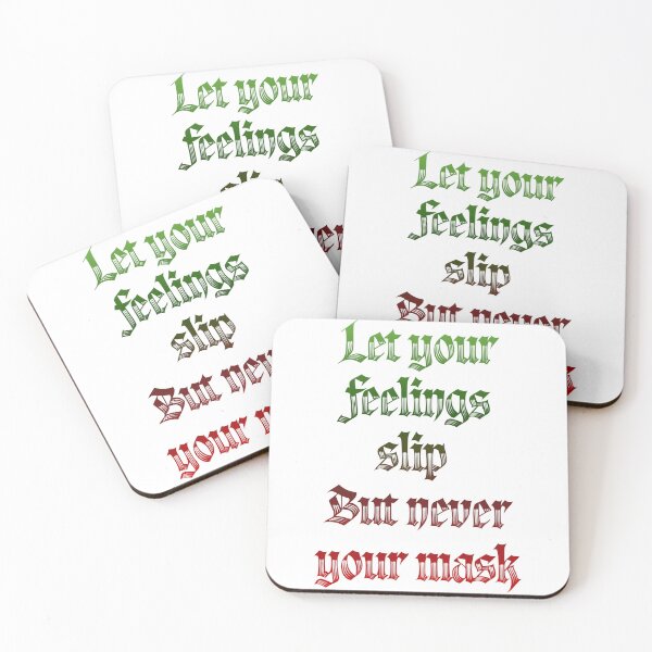 Item preview, Let your feelings slip but never your mask designed and sold by polyampinup.