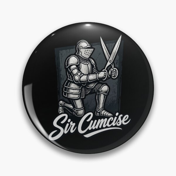 Item preview, Sir Cumcise Funny Medieval Knight Pun designed and sold by theodoreleach.