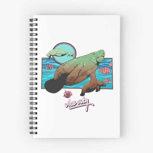 Item preview, Vice City Retro Manatees designed and sold by BincoPalace.