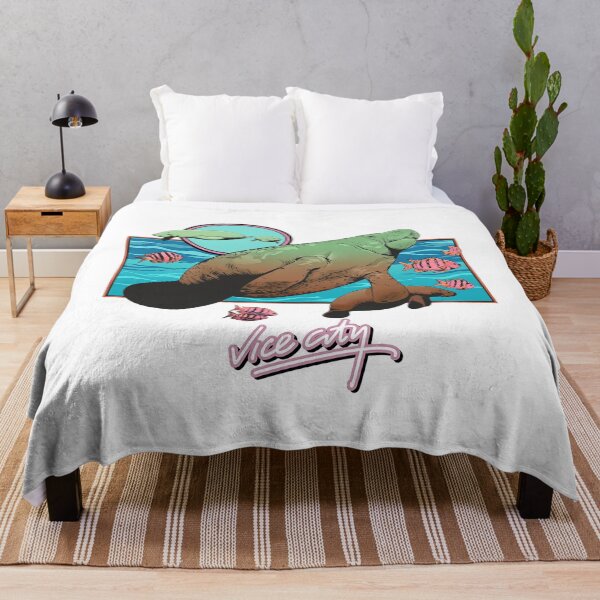 Item preview, Vice City Retro Manatees designed and sold by BincoPalace.