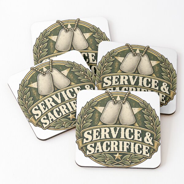 Item preview, SERVICE & SACRIFICE designed and sold by Tsugraf Designs.