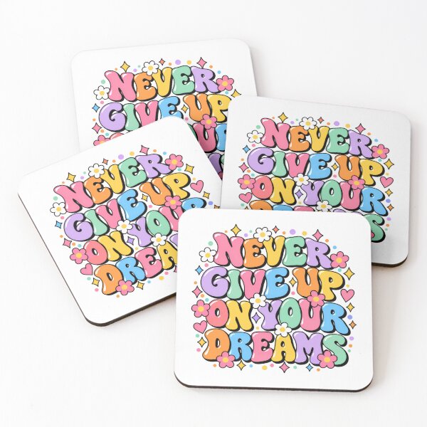 Item preview, Never Give Up On Your Dreams Motivational Inspirational Dreamer designed and sold by SkeletonsDanger.